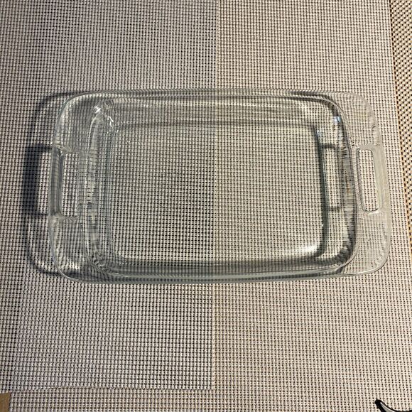 Vintage PYREX #233-R Clear Glass 13x9x2 3Qt 3L Casserole/Baking Dish Lasagna Pan - Picture 1 of 6